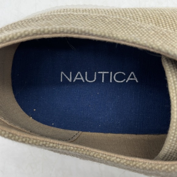 Nautica Tan Canvas Sneaker Size 7.5. SNK2653B - Picture 7 of 8